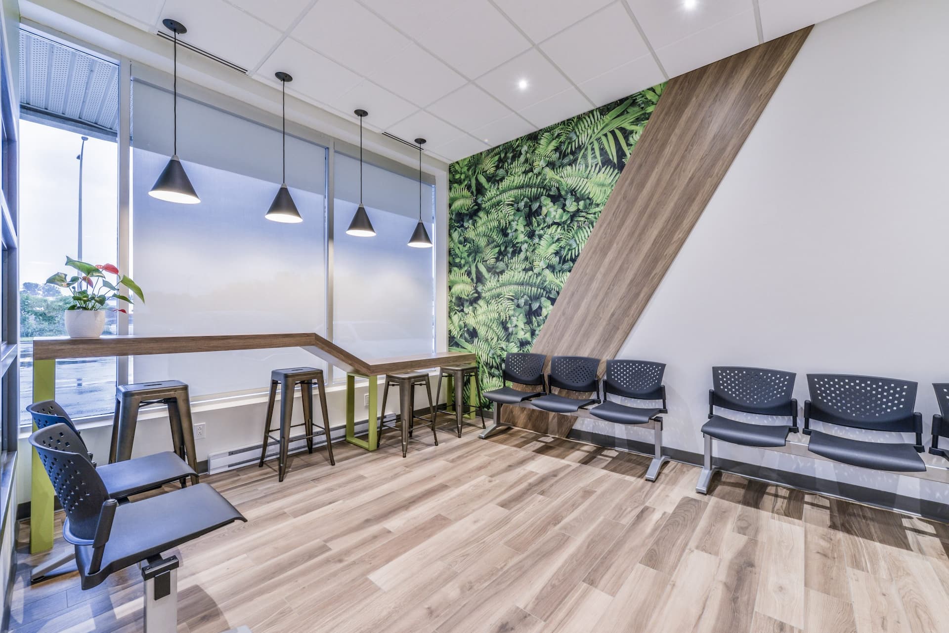 Salle d'attente de la clinique Lara Dentaire